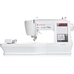 SINGER SE9180 Sewing & Embroidery Machine with Accessory Kit | 250 Built-in Stitches, 150 Embroidery Designs & 10 Fonts, 7″ Touch Screen, Automatic Needle Threader & Wifi Connectivity