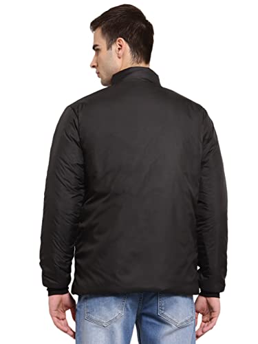 Image of Style Quotient Men Black Lightweight Padded Jacket