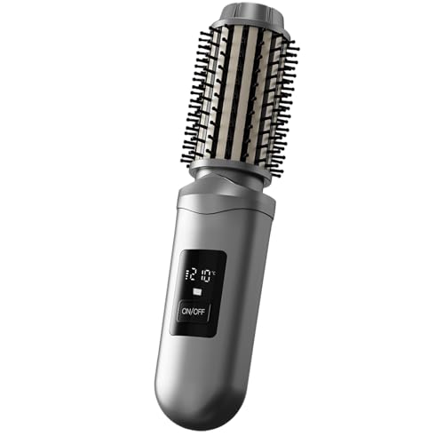Brosse de lissage des cheveux chaude portable pour un coiffage parfait en dortoir et en voyage