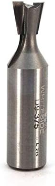 Whiteside Router Bits D9-375 Dovetail Bit with 3/8-Inch Large Diameter 3/8-Inch Cutting Diameter and 1/2-Inch Shank by Whiteside Router Bits