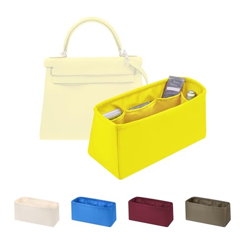 KINGS IN BAG Satin Purse Organizer for Kelly 32, Lime