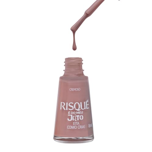 Risqué Esmalte Nude Eita Como Cria! Cremoso 8Ml