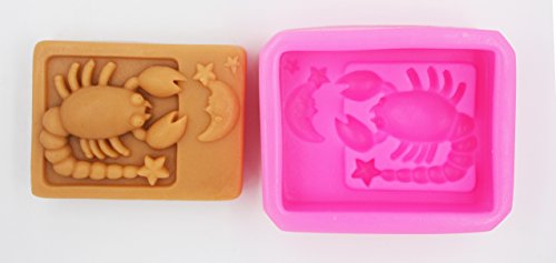 Longzang Constellation Mould Art Silicone Soap Craft Diy Handmade Candle Molds (Scorpio) #TOP2
