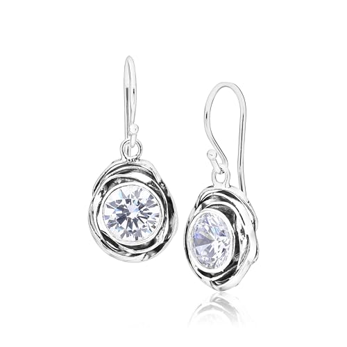 JEAN RACHEL JEWELRY 925 Sterling Silver Dangle Earrings for Women-Wire