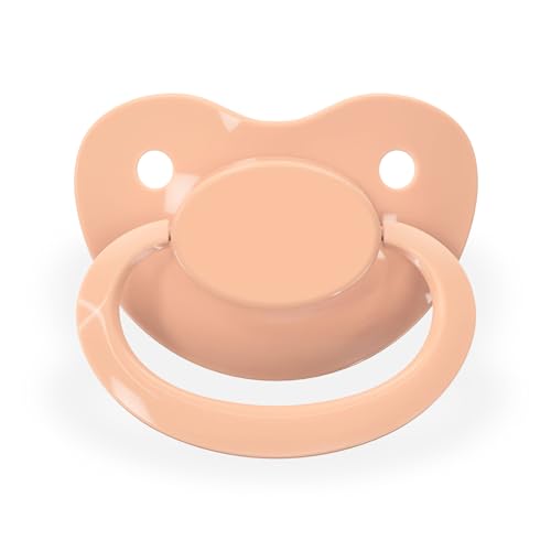 Image of Pacifier Addict - Fixx - JUMBO Functional Adult XXL Silicone Pacifier - Size 10 (Blush Pink)