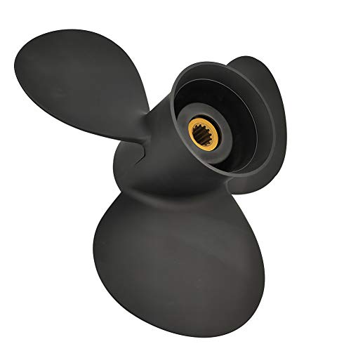 ARKDOZA Aluminum Prop Propeller for BRP Johnson EVINRUDE OMC Stern Drive 90/115/140HP 4 Stroke 15 Spline (14 (dia) x 17 (pitch))