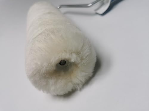 Premium Lammfellrolle Lammfellwalze Lammfell Roller Malerrolle 25cm 20mm Flor 2 K Griff