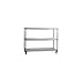 New Age 95413 Mobile Tray-Drying Rack with 2 Tray Levels (Forty 18" x 26" Trays per Level)