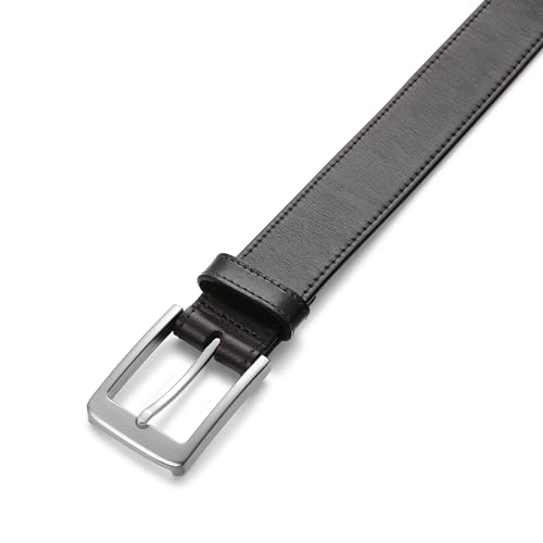 Image of MILORDE Men's Genuine Leather Dress Belt, Handmade, 100% Cow Leather, Fashion & Classic Designs for Work Business and Casual