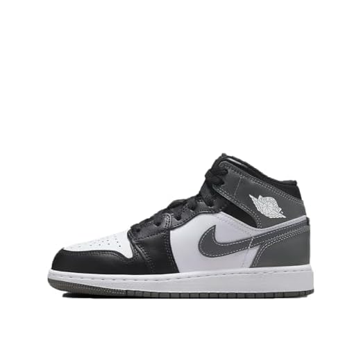 Jordan Big Kid's 1 MID Black/Iron Grey-White (DQ8423 001) - 6