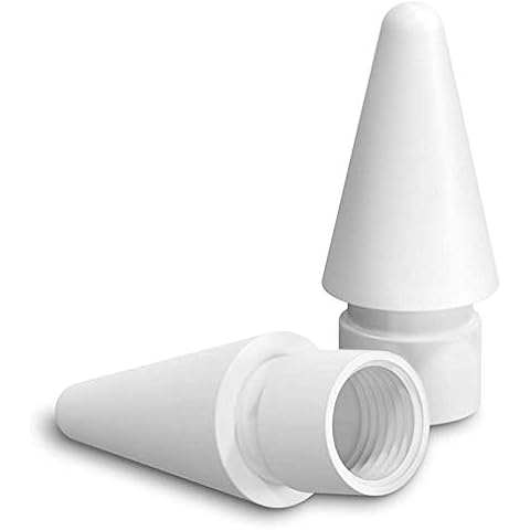 USSJ Pencil Replacement Tips Compatible for Apple Pencil 1st & 2nd Generation for IPad Mini, iPad Pro (White) Cover