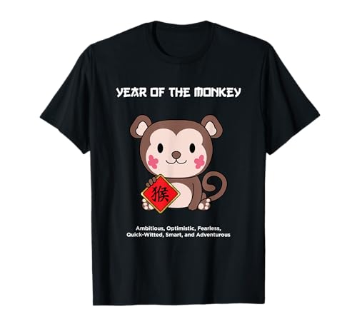 Year of The Monkey Chinese Zodiac Lunar New Year T-Shirt