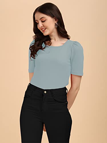 Image of Wedani Women's Solid Regular Fit Blouse
