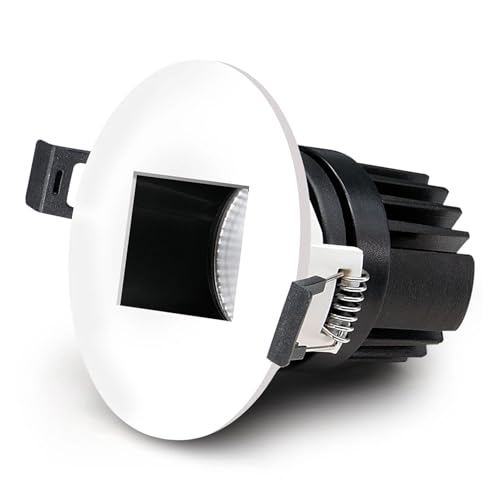 eufeifeiegds LED�f�B�[�v�A���`�O���A�i���[�{�[�_�[���ߍ���COB�z�[�����r���O���[���z�e���񎟏Ɩ��X�|�b�g�E�H�[���E�H�b�V���O�X���[���q���X�|�b�g���C�g(Cold White,TYPE B-ROUND_10W)
