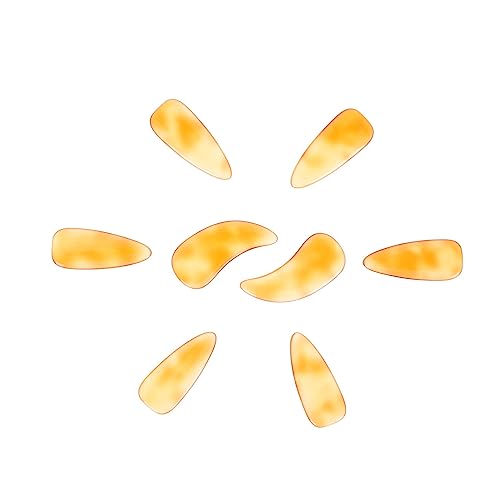 BESTonZON 8pcs Guzheng Nails Practice Device Guzheng Finger Picks for Beginners Professionals Ergonomic Curve Design