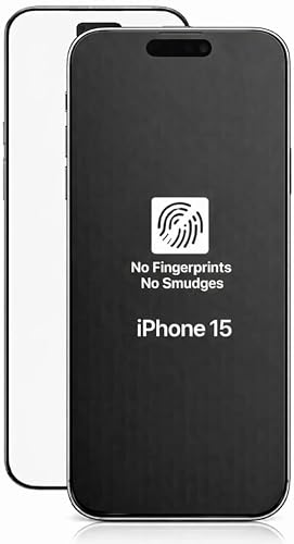 Image of Matte Tempered Glass Screen Protector Compatible for iPhone 15 /16 /14Pro [Matte] with Edge to Edge Coverage - Case Friendly, Anti-scratch [PACK OF 1]