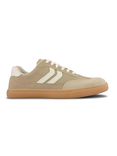 Image of STANPHORD Mens Tpkp 9623 Beige Men Everyday Lightweight Comfort Insole Lace-up Sneakers
