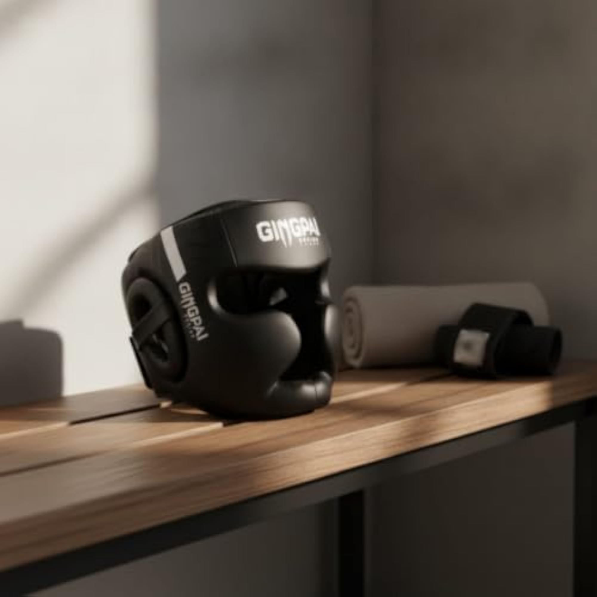 Defensive Boxing Headgear with Face Cage Padded Full Face