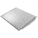 Silver Spring 4" High Aluminum Threshold Ramp, Punch Plate Surface, 24" L x 32" W