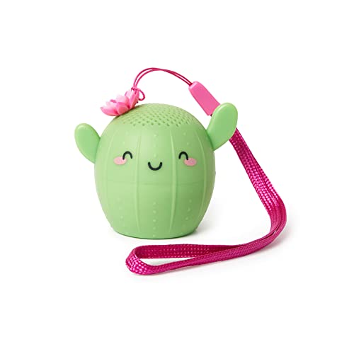 Legami - Mini Manos Libres Y Altavoz Inalámbrico, Pump Up The Volume, 5,8 X 5 Cm, Revestimiento Exterior De Goma, Interior De Plástico, Tema Cactus, Toma Selfies Remotos Legami - Mini Manos Libres Y Altavoz Inalámbrico, Pump Up The Volume, 5,8 X 5 Cm, Revestimiento Exterior De Goma, Interior De Plástico, Tema Cactus, Toma Selfies Remotos