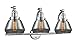 Innovations 515-3W-PC-G173-LED 3 Light Vintage Dimmable LED Bathroom Fixture, Polished Chrome