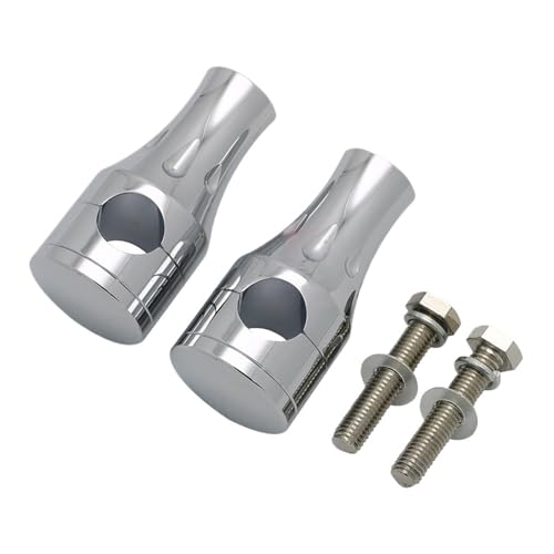 Barre élévateurs support guidon moto 25mm chrome réhausseur custom