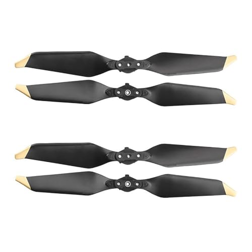 Compatible con el dron Mavic Pro Platinum 8331, Cuchillas de reducción de Ruido for cámara, hélices Plegables de bajo Ruido, 4 Unidades(Gold)