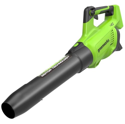 Greenworks 40V (160 MPH / 700 CFM / 75+ Compatible Tools) Cordless Brushless Axial Leaf Blower