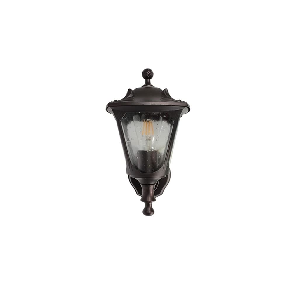 Lampe murale extérieure rétro en aluminium moulé pour éclairage de jardin et cour villa