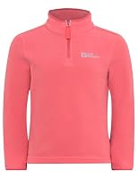Jack Wolfskin Mädchen Taunus Halfzip K Pullover, Sunset Coral, 104