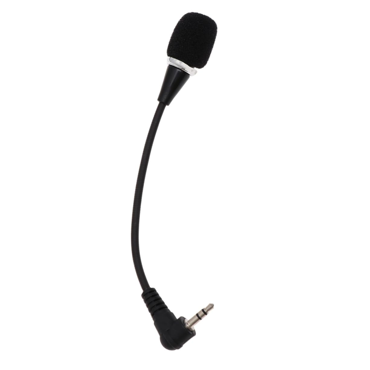 CIMAXIC Mini Condenser Mono 3.5mm Mic Plug for Audio Omnidirectional Design Black Eq100