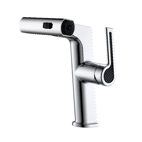 Mitigeur de salle de bain en laiton chromé cascade luxe