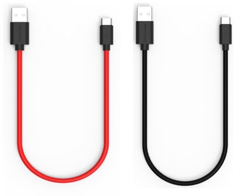 twance Small 0.25 Meter Type C to USB, 3.1 amp Fast Charging and 480 mbps high speed Sync Cable, Red & Black color(Pack of 2) (B0D8ZJRM3J) Amazon Price History, Amazon Price Tracker