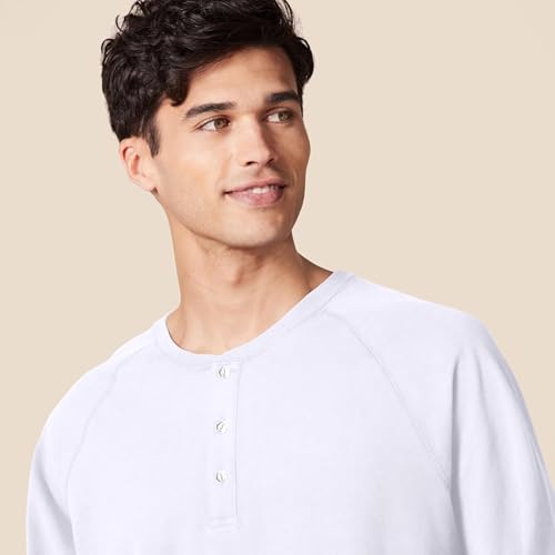 Image of Amazon Essentials Men's Long-Sleeve Henley Shirt