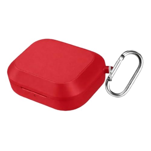 Image of Anvique Silicone Case Cover for Realme Buds Air 8, Dustproof and Shockproof Protection (Red)