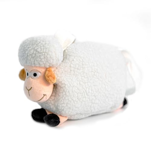 Adult Plush White Sheep Bag Cute Crossbody Bag with Adjustable Shoulder Strap4
