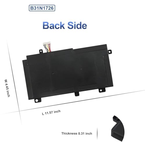 Image of B31N1726 Laptop Battery Compatible for ASUS FX80 FX80G FX80GD FX80GE FX80GM FX86 FX86FE FX86FM TUF Gaming FX504 FX504GD FX504GE FX504GM FX505DY FX505GE FX505GD FX505GM FX505GT A15 FAA. 506