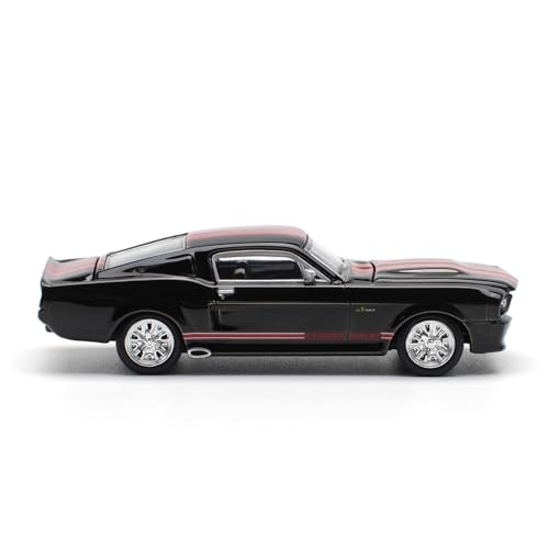 POP Race PR640218 Shelby Mustang GT500 1/64 Dark Chrome miniatura 5