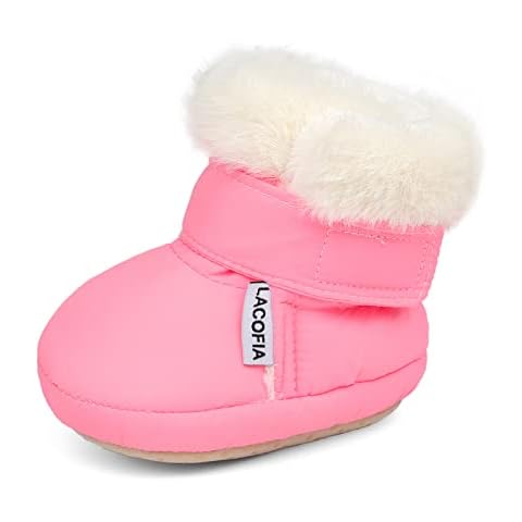 LACOFIA Baby Girls Waterproof Booties Cover