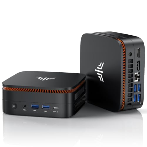 Image of KAMRUI Essenx E1 Mini PC, 16GB DDR4 RAM 256GB M.2 SSD, Mini Computer Twin Lake N150 (Beat N100 /N95,up to 3.6GHz), Desktop Computer Dual 4K, Ethernet, WiFi, Bluetooth for Business, Office, Home