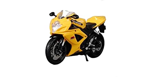 Modelo de motocicleta Suzuki GSXR 600 a escala 1:12 miniatura 1