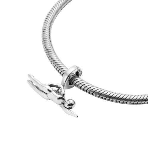 Bolenvi Swimmer Swim Swimming Dangle Pendant Charm - Omni Clasp Clip on 925 Sterling Silver Charms Compatible with Pandora & Similar Bracelets, Necklaces & DIY Jewelry3