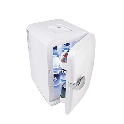 GKJDESBW Mini refrigerador, Mini refrigerador 15L refrigerador para automóvil Coche y hogar de Doble Uso Duradero (B)