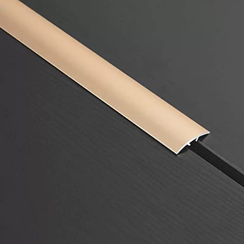 Transition de plancher RLKHXBS haut de gamme en métal effet barre de bois pour intérieur