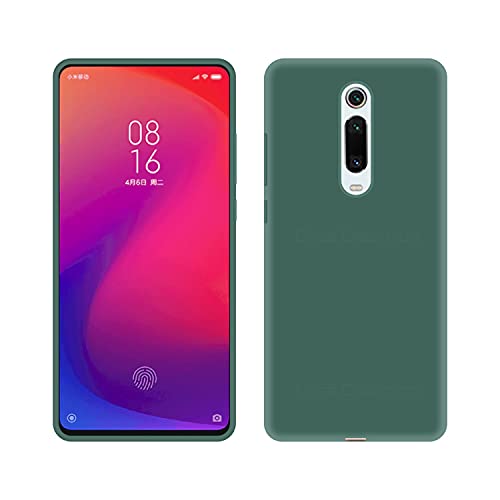 Image of Case Creation Luxurious OG Series for Redmi K20 Pro Case Cover,Anti-Dirty Slim Case Frosted Matte Cute Candy TPU Raised Bezel (Splash of Color) Back Cover for Xiaomi RedmiK20 Pro -Wine Green