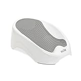 Nuby Newborn Baby Bath Support - Ergonomic Design | Lightweight and Portable | Anti-Slip | Suitable from Birth (White)