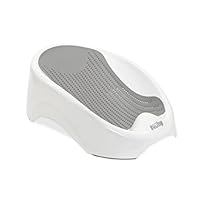 Nuby Newborn Baby Bath Support - Ergonomic Design | Lightweight and Portable | Anti-Slip | Suitable from Birth (White)