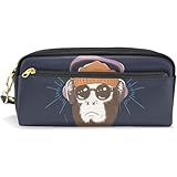 ペンケース 大容量 おしゃれ かわいい 高校生 筆箱 女の子 中学生 男の子 ふでばこ 筆入 軽量 PU レザー 革 猿 さる ゴリラ おもしろ 文房具 ペンポーチ 化粧ポーチ ポーチ 多機能 プレゼント対応