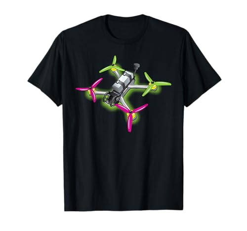 Freestyle FPV Racing Drone Pilot Acro Quadcopter Pastèque T-Shirt