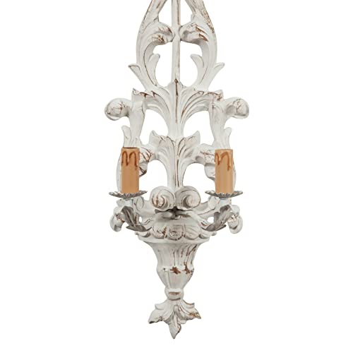 Aplique de Pared Interior de Lujo Barroco Esculpido Biscottini 74cm 4